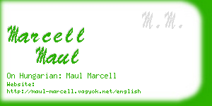 marcell maul business card